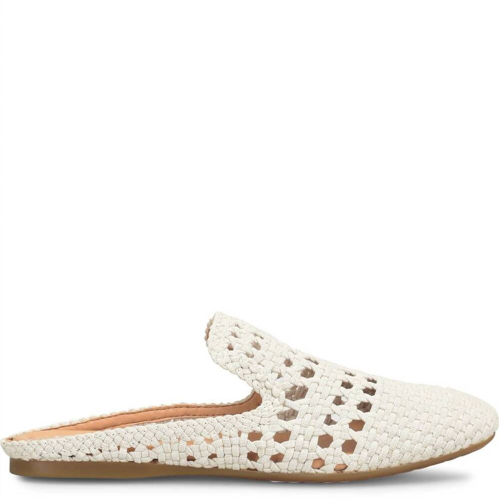 NEW BORN women's cameo ii mule in white